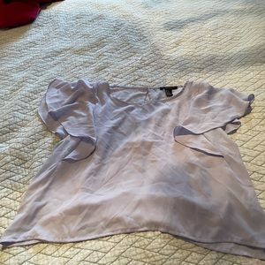 Lilac sheer top (LAST CHANCE)